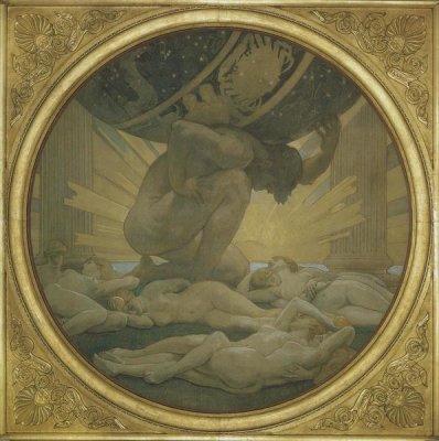 Atlas and the Hesperides, 1922